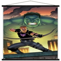 Marvel Comics-Hawkeye and Hulk - a vádlott fali poszter fa mágneses kerettel, 22.375 34