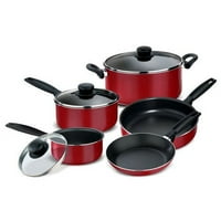 Tramontina 8 darabos nonstick edények, piros