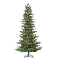 Sterling fehér Prelit LED zöld díszített fenyő karácsonyfa, 7,5'