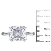 Miabella Carat T.G.W. Köbös cirkónium-os ezüst háromköves eljegyzési gyűrű