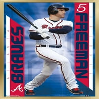 Atlanta Braves - Freddie Freeman Wall poszter, 14.725 22.375