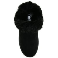 Brinley Co. Női Fau Fur Trim Round Toe Sapper