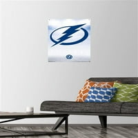 Tampa Bay Lightning-Logo fali poszter Nyomócsapokkal, 14.725 22.375
