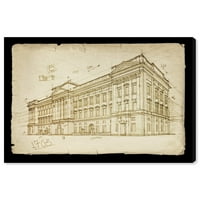 Wynwood Studio nyomtatott építészet és épületek vászon művészeti nyomtatása