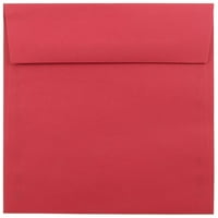 6. 6. négyzet alakú borítékok, piros, 50 csomag