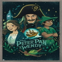 Disney Peter Pan & Wendy-Kollázs Fali Poszter, 14.725 22.375 Keretes