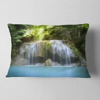 Designart Erawan Waterfall - Zöld - Photography Dring Pille - 12x20