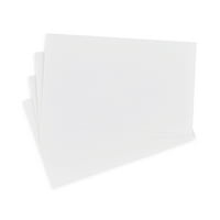 Pen+Gear inde kártyák, fehér, 3 5