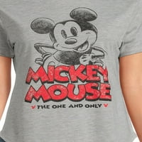 Disney női Mickey Mouse Sketch rövid ujjú grafikus póló