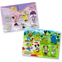 Melissa és Doug Disney Mickey Mouse és Minnie Mouse chunky puzzle