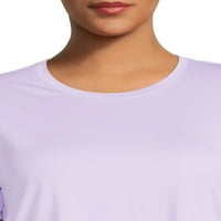 Terra & Sky női plusz méretű rövid ujjú személyzet pólók, 2 csomag