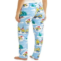 Minions Női és Női és Női Plusz Superminky gyapjú pizsama nadrág