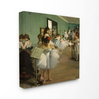 A Stupell Home Decor Collection Degas a Dance Class Balett Classical Painting Canvas Wall Art