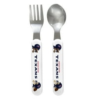 BabyFanatic Team Logo Fork and Spoon - NFL Houston Texans