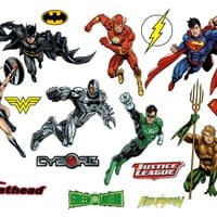 A Fathead Justice Liga: Az új gyűjtemény - X -Large hivatalosan engedélyezett DC eltávolítható fali matricák