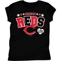 Cincinnati vörös lányok rövid ujjú csapat színű grafikus póló
