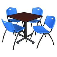 Regency Kobe tér Breakroom asztal egymásra rakható székekkel