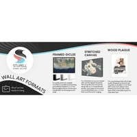 Stupell Industries Vicces Arc Macska Szemüveget Visel Állatok & Rovarok Festés Fekete Keretes Művészet Nyomtatás Wall Art
