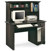 Sauder Arbor -völgy számítógépes íróasztal, kunyhó, régiségű fekete festék