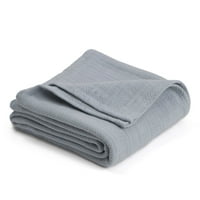 Vellu Chevron texturált pamutszőtt takaró - Hangulatos, meleg, minden egyes szezon