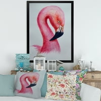 Designart 'A Pink Flamingo IV.