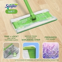 Swiffer nedves mopping ruhák, levendula, szám