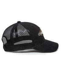 Aláírások strukturált háló hátsó baseball stílusú kalap, fekete, felnőtt
