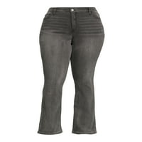 Terra & Sky Women's Plus Size Bootcut farmer