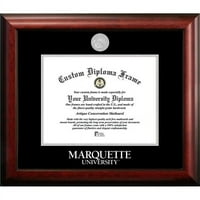 Marquette Egyetem 12w 9h ezüst dombornyomott Diploma keret