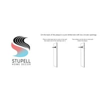 A Stupell Lakberendezési kollekció fekete-fehér Mi egy szép normál családi fa Script tipográfia Túlméretezett Falplakett Art,