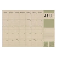 A tanév július - június Kraft közepes asztali pad havi blotter naptár