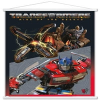 Transformers: A vadállatok felemelkedése-Optimus Prime vs. Scourge fali poszter mágneses kerettel, 22.375 34