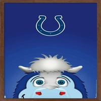 Indianapolis Colts - S. Preston Mascot Blue Wall poszter, 14.725 22.375