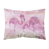 Carolines Treasures SC párnahuzat flamingók szövet Standard párnahuzat, Standard, Többszínű