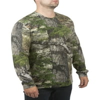 Mossy Oak Mountain Country férfi Hosszú ujjú Illatkontroll vadászat álcázó póló
