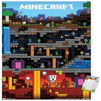 Minecraft-Világi Fali Poszter, 22.375 34