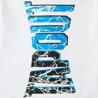Fiúk crackle logo grafikus pólók, 2-csomag, méret 4-16
