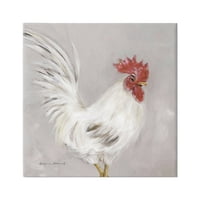 Stupell Ország Csirke Tyúk Portré Állatok És Rovarok Festmény Galéria Csomagolva Vászon Nyomtatás Fal Művészet
