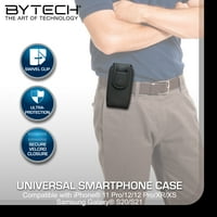 Bytech Extra nagy függőleges univerzális okostelefon tok - kompatibilis iPhone Pro Pro XR XS, Samsung Galaxy S Plus S Plus