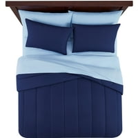 Fiunstays Navy szilárd ágy egy táskában, iker iker XL