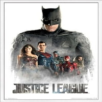 Képregény film-Justice League-karakterek köd fal poszter, 22.375 34