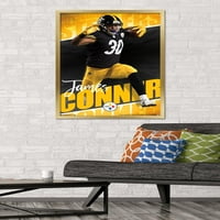 Trends International NFL Pittsburgh Steelers - James Conner Wall Poster 24.25 35.75 .75 Arany keretes változat