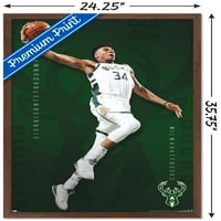 Milwaukee Bucks - Giannis Antetokounmpo Wall Poster, 22.375 34