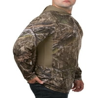 Férfi camo vadászat Spande kapucnis pulóver pulóver, mohás tölgy, s-3xl méretek