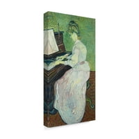 Vincent Van Gogh, a Marguerite Gachet a „Marguerite Gachet a zongora” vászon művészete