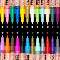 Akril festék markerek készlet-Extra finom Tip festék tollak-akril markerek festék tollak-akril festék tollak Rock festés, fa,
