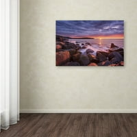 Képzőművészet „Acadia Rocks” vászon művészete, Michael Blanchette Photography