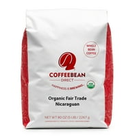 Kávébab közvetlen biogazdálkodási kereskedelem Nicaraguan egész bab kávé, oz