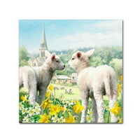 A MacNeil Stúdió „Húsvéti bárányok” vászon művészete