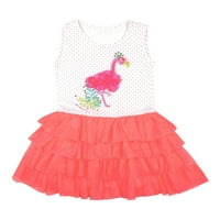 Nannette kisgyermek lány flamingo tutu ruha